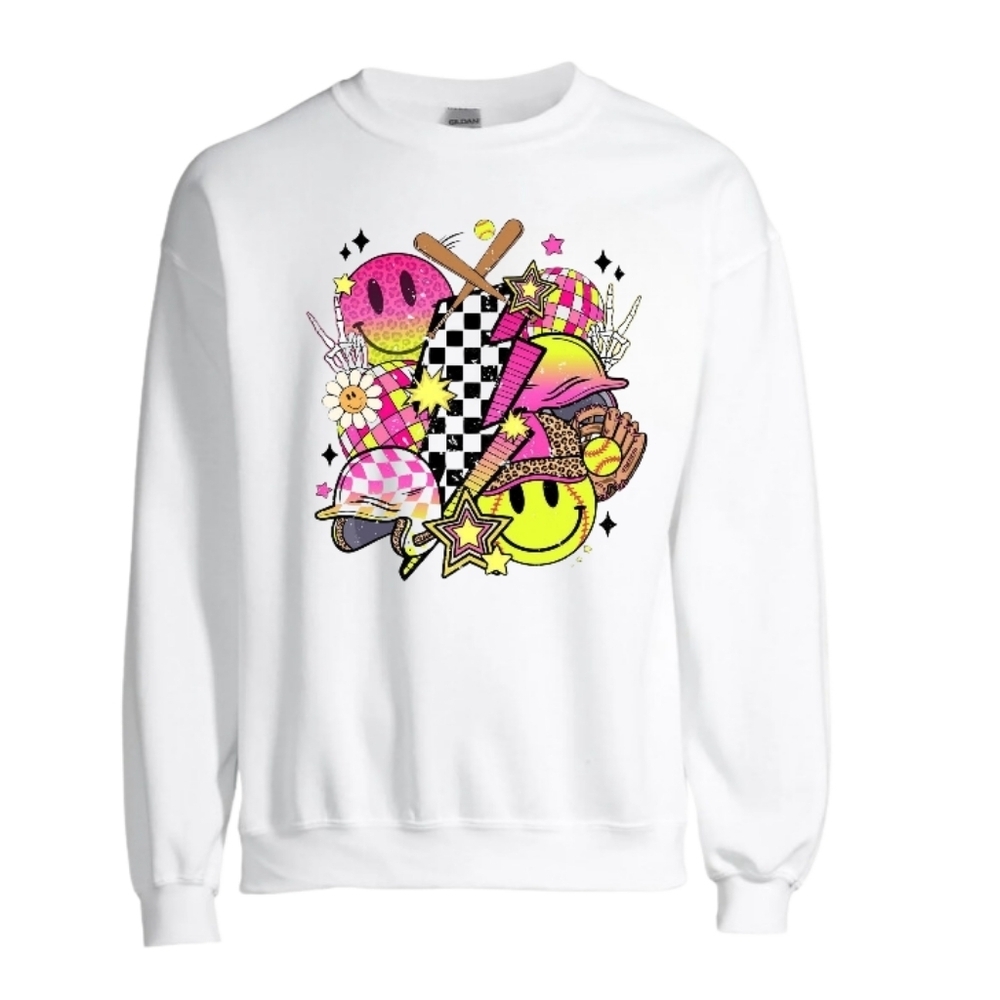 NWTs, Gildan Softball Graphic Sweatshirt